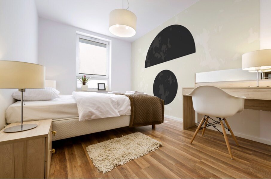 Abstract Geometric Shapes a Mural print