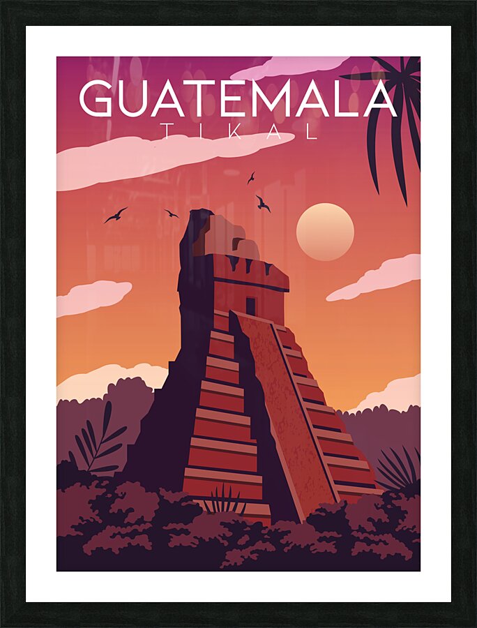 Guatemala Tikal  Picture Frame print