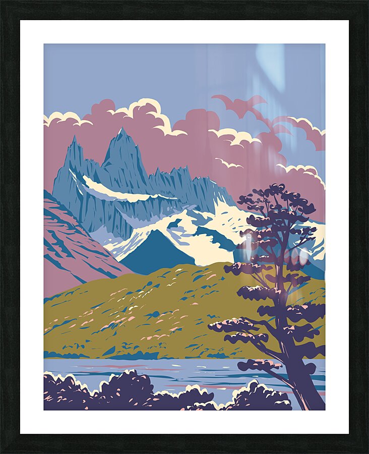  Monte Fitz Roy  Picture Frame print