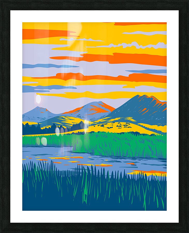 Laguna Lake Picture Frame print