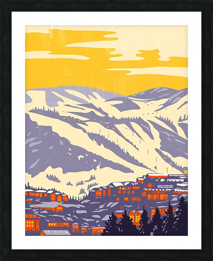 Park City Picture Frame print