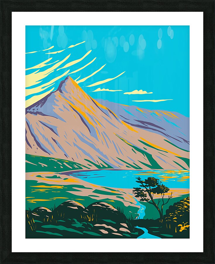 Lake Glaslyn Picture Frame print