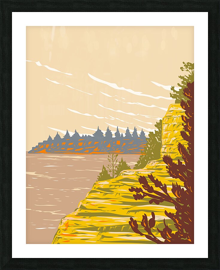 Keyhole State Park Picture Frame print