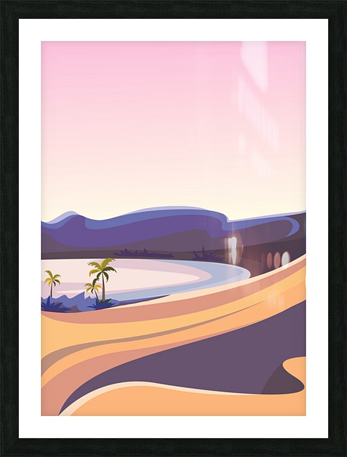 Oasis landscapes  . a Picture Frame print