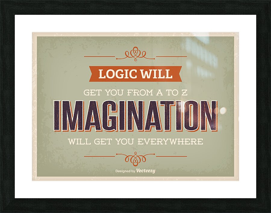 Typography Poster    Picture Frame print