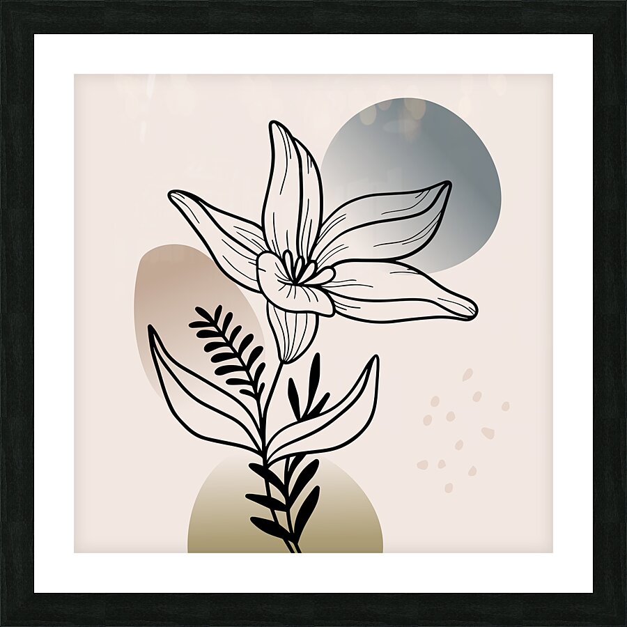 Modern trendy design  Picture Frame print