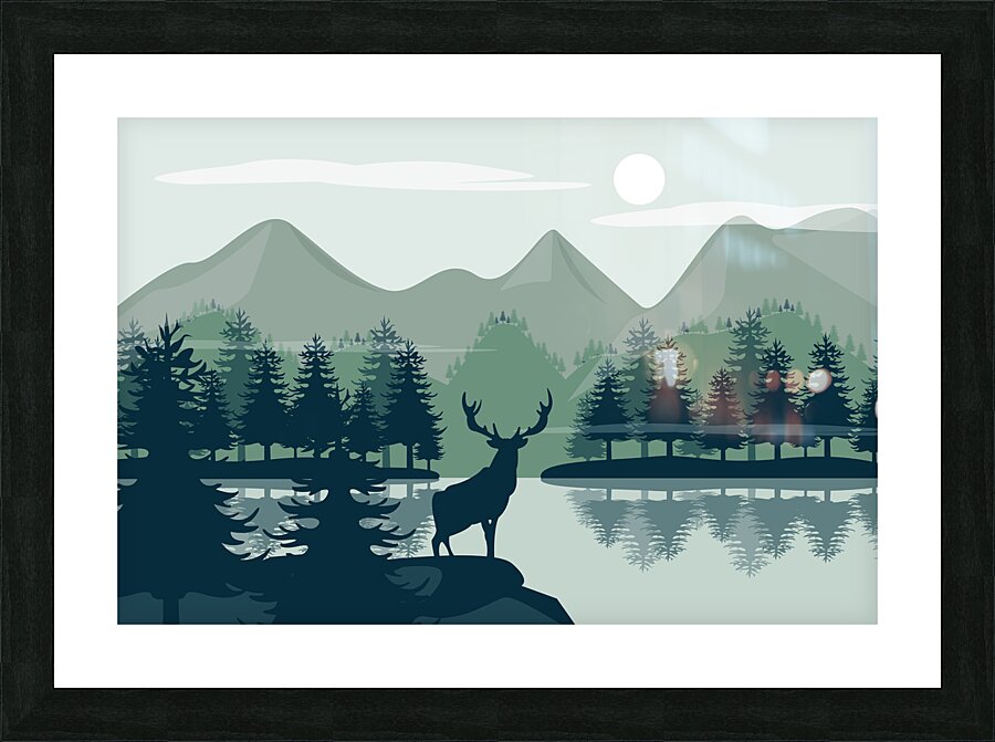 Natural scenery Picture Frame print