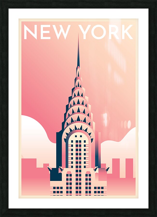 Chrysler Building Picture Frame print