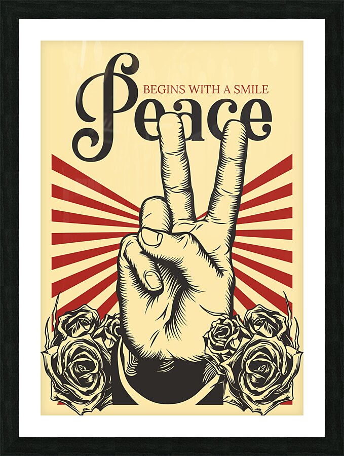 Peace Poster Picture Frame print