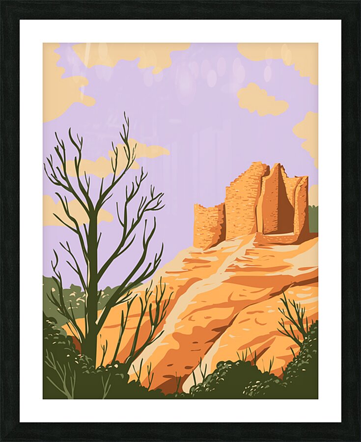 Cutthroat Castle Picture Frame print