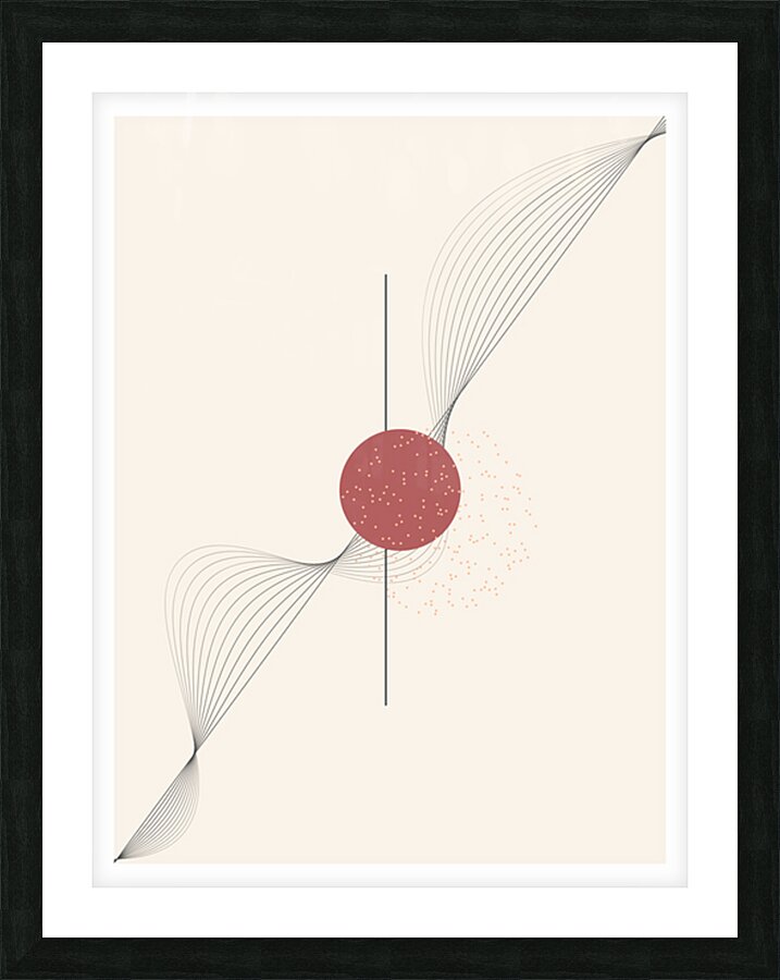 Abstract wall art. c Picture Frame print