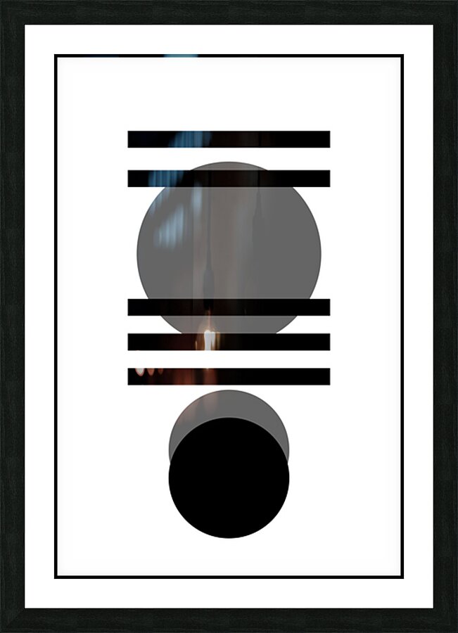 Abstract geometry wall artc Picture Frame print