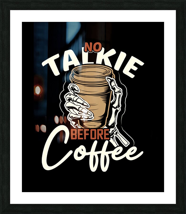 Delicious coffee Picture Frame print