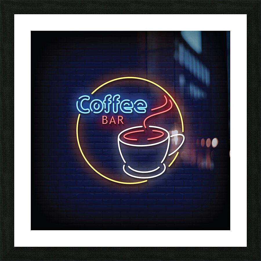 Coffee bar Picture Frame print