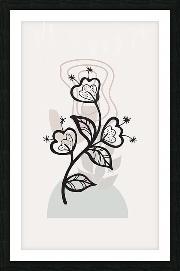 Abstract background design b Picture Frame print