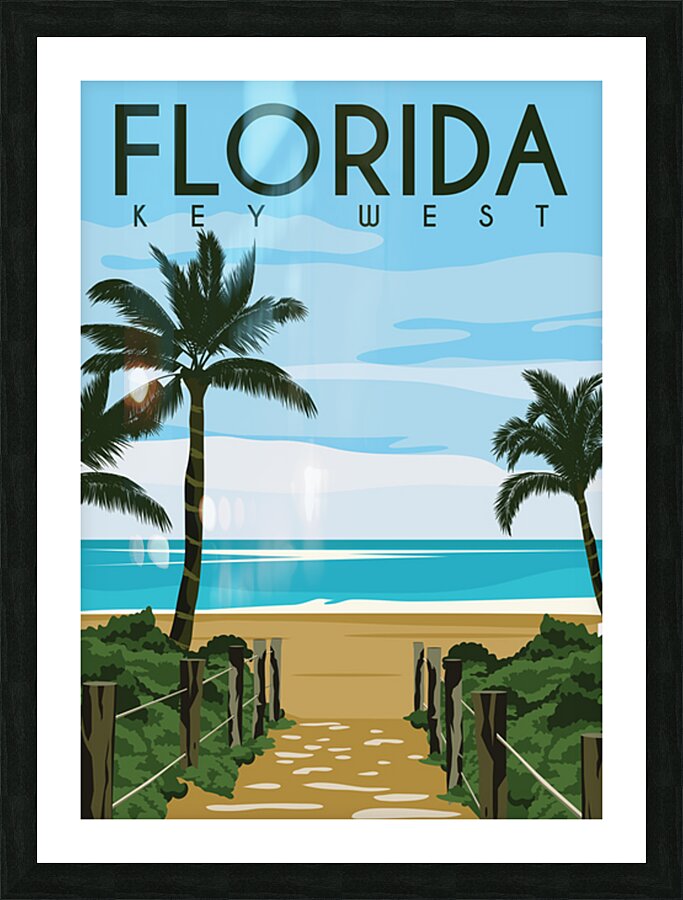 Florida Key West  Picture Frame print