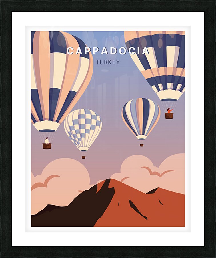 Cappadocia rocks landscape Picture Frame print