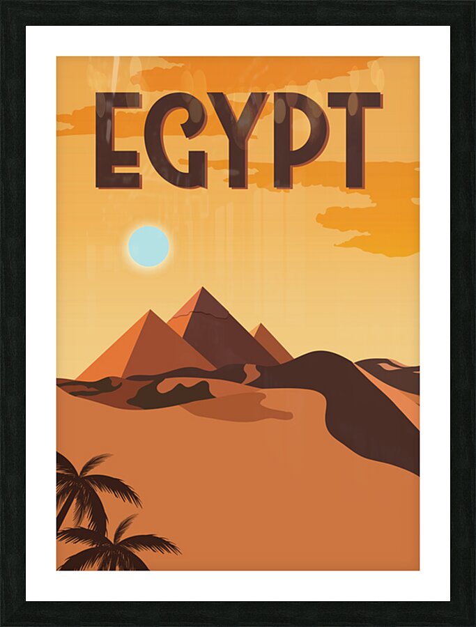 Pyramid Egypt Picture Frame print