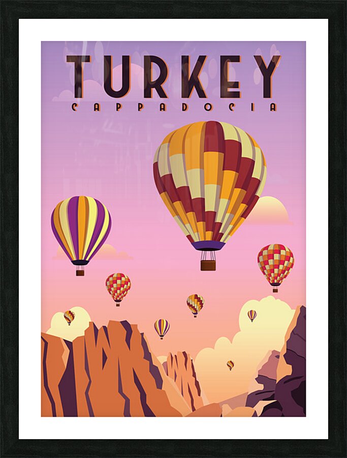 Turkey Cappadocia Picture Frame print