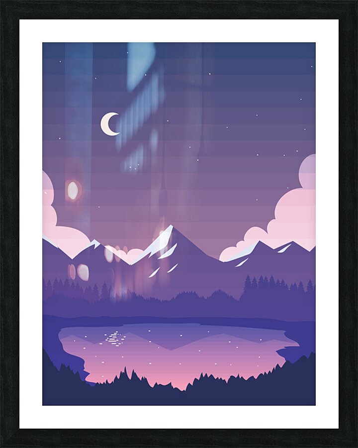 Forest landscapes c Picture Frame print