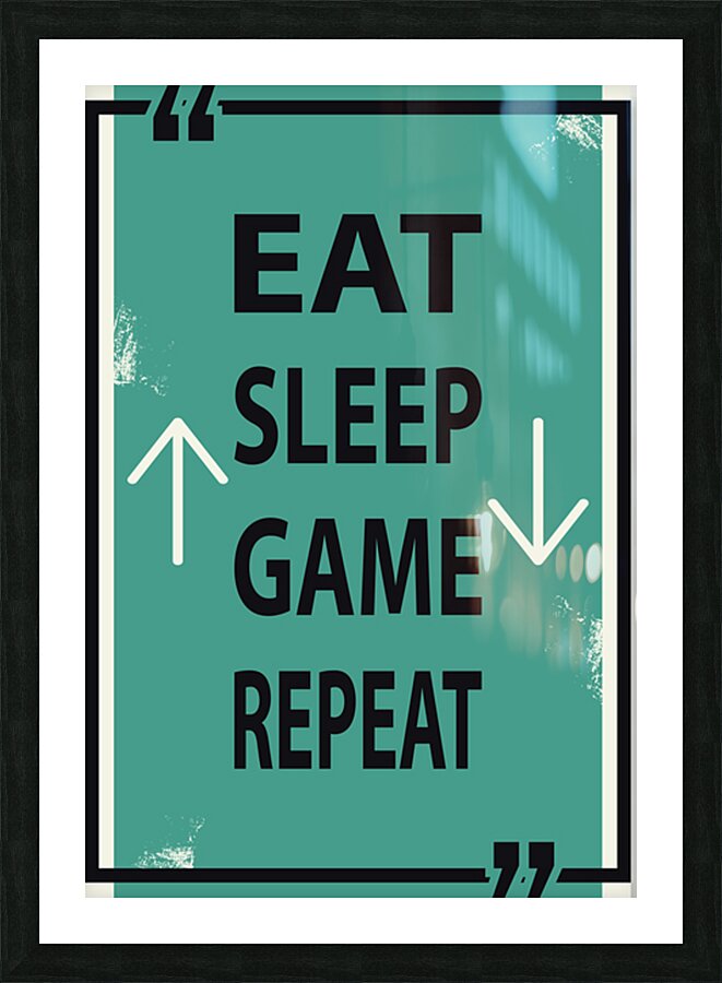Typography Quotesd Picture Frame print