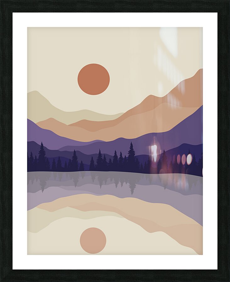 Abstract background wall art Picture Frame print