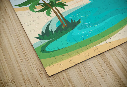 Oasis landscapes  . c Point Art puzzle