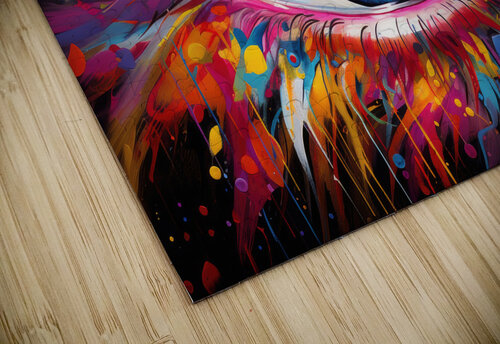 Beautiful Psychedelic eye Point Art puzzle