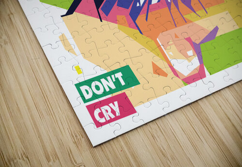 Crying eyes pop art Point Art puzzle