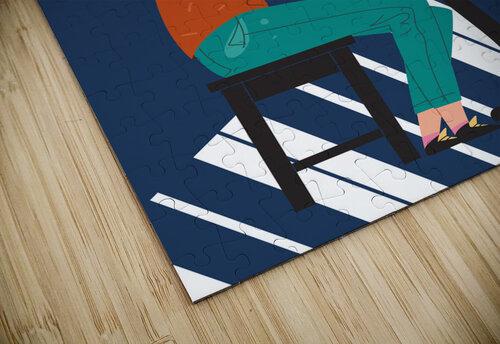Cartoon character Point Art puzzle