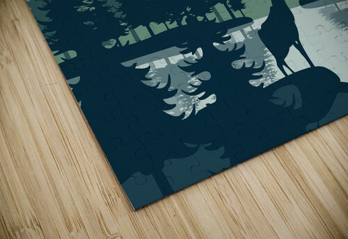 Natural scenery Point Art puzzle