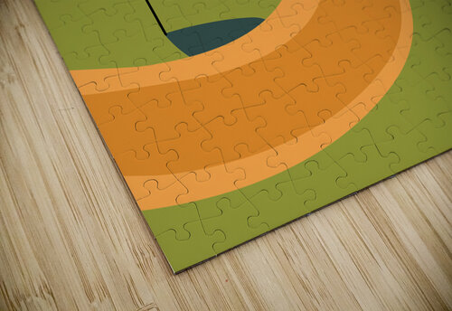Beautiful landscape set. a Point Art puzzle