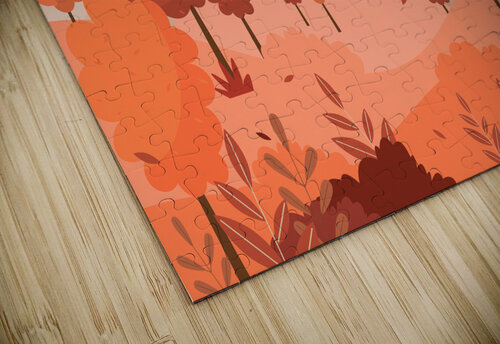 Autumn Scenery Point Art puzzle