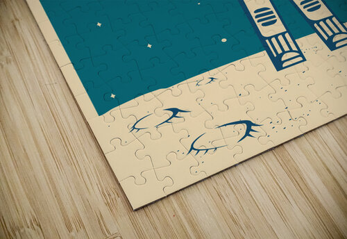 Moon mission. b Point Art puzzle