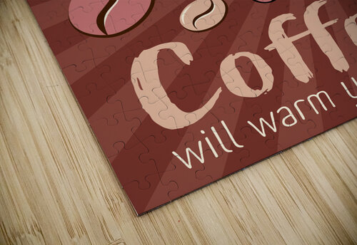  Coffee Cup groovy Point Art puzzle
