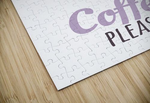 Coffee please. c Point Art puzzle