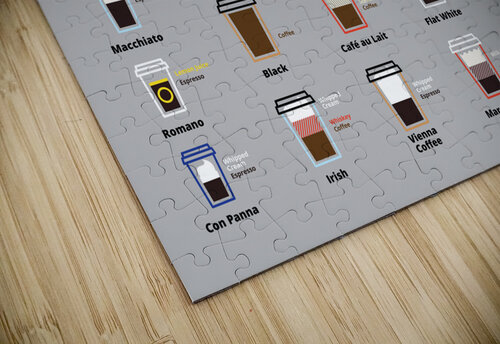  Hot Coffee Menu Point Art puzzle