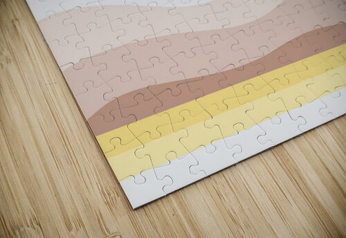 Minimalist art painting. c Point Art puzzle