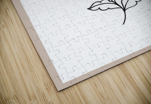 Trendy plant design c Point Art puzzle