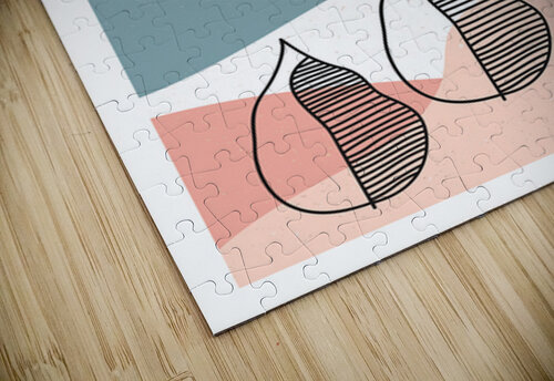 Natural landscape b Point Art puzzle