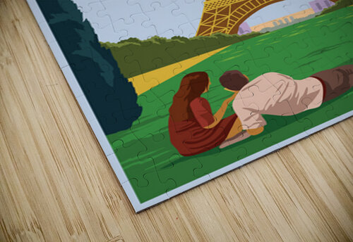 Tourism Paris Point Art puzzle