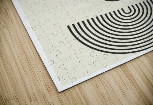Abstract Geometric Shapes a Point Art puzzle