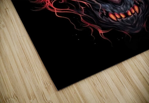 Angry demonic evil monster Point Art puzzle