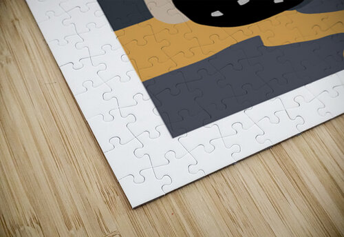 Abstract wall art background .b Point Art puzzle