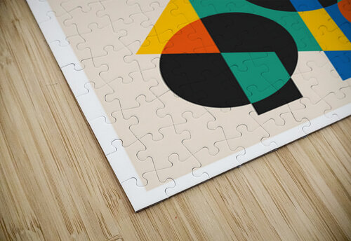 Minimal geometric design. c Point Art puzzle