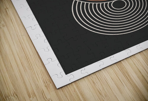 Abstract design. a Point Art puzzle