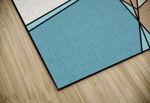 Abstract art backgrounds .a Point Art puzzle