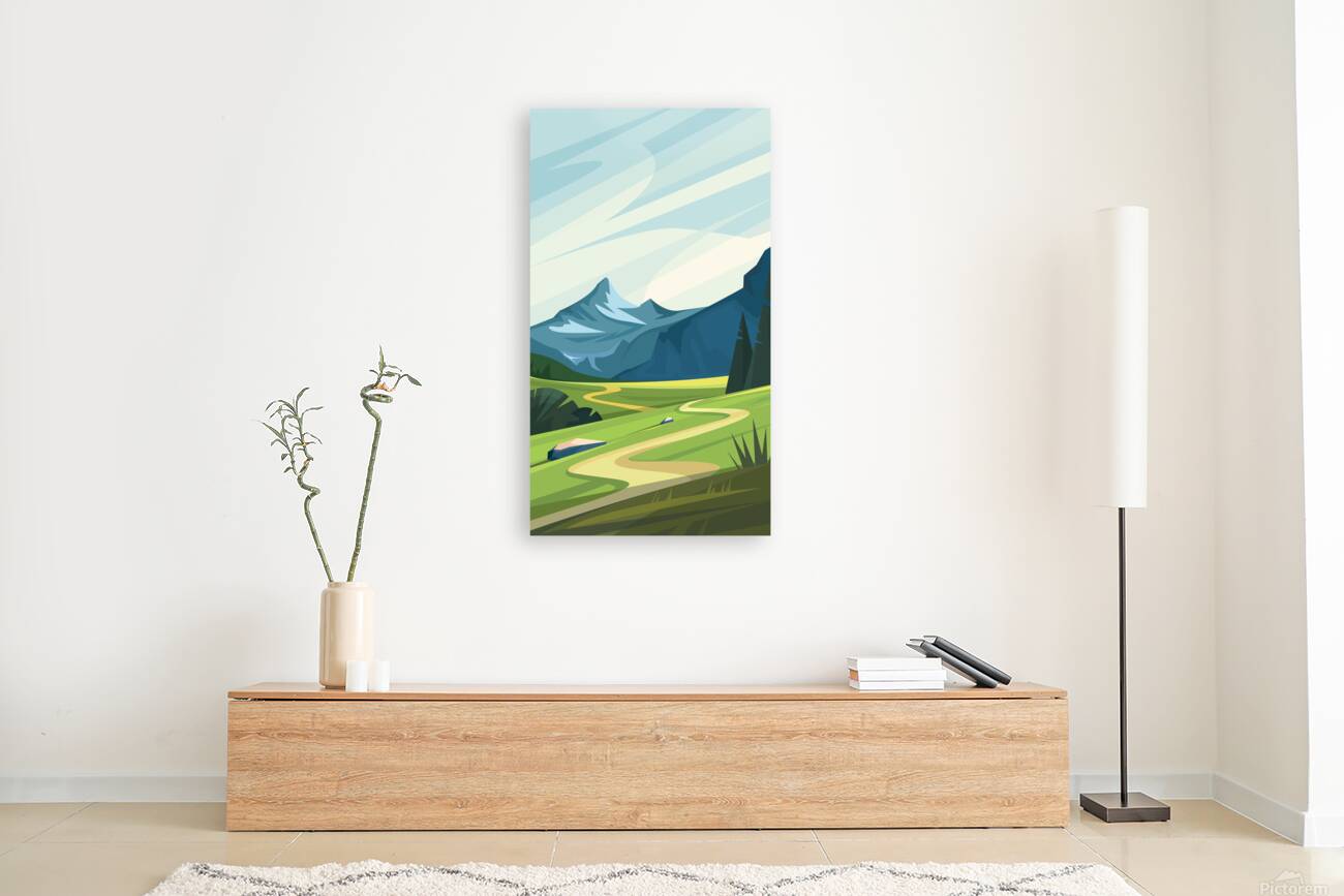 Mountain landscape Reproduction
