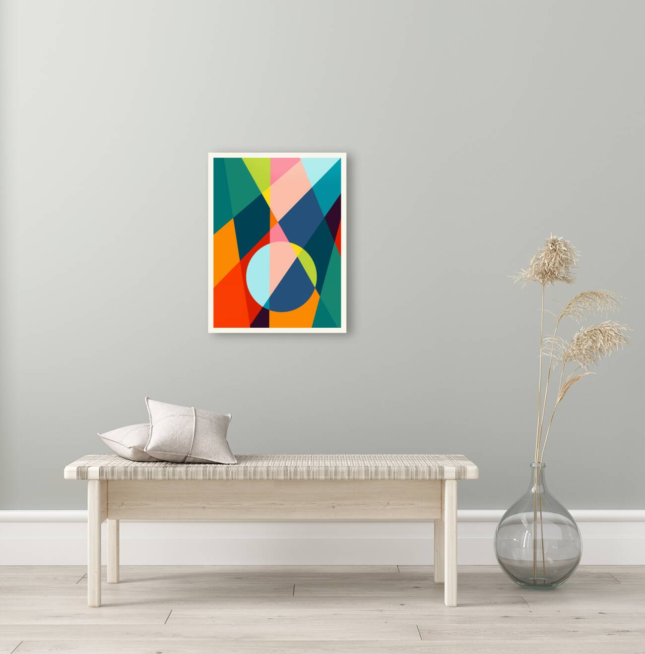 Abstract geometric pattern. a Reproduction