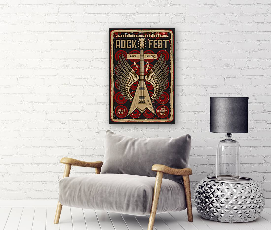 Rock guitar Reproduction